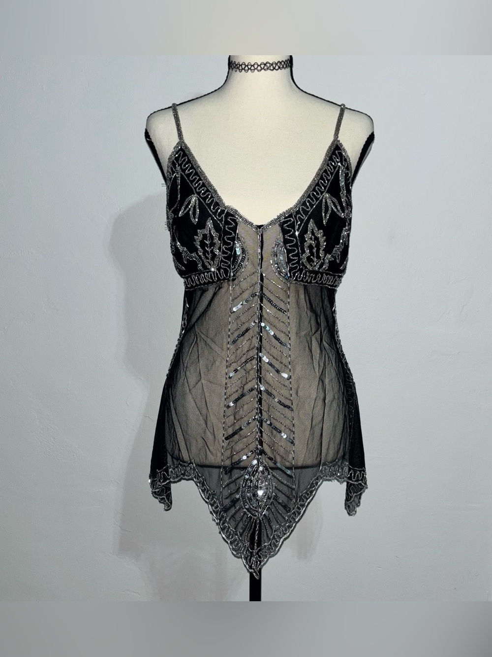 Y2K Fairy Beaded Top